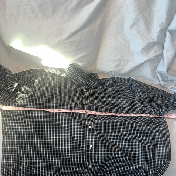Ralph Lauren Men’s Big Plaid Casual Dress Shirt in Black and White size 3XB - Picture 7 of 14